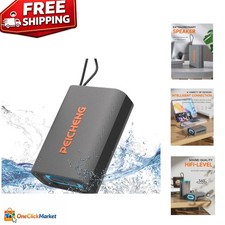 Weather-Resistant Wireless Bluetooth Speaker with 12-Hour Battery  RGB Lights