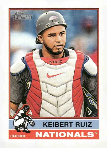 2025 Topps Heritage #163 Keibert Ruiz | Baseball Card