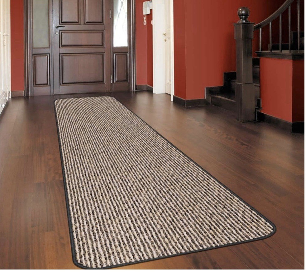 House, Home And More Skid-Resistant Low Pile Carpet Indoor Area Rug Floor Mat Black 4 X 4 Many Other Sizes To Choose From