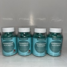 4 Lot Tinies Bers Magnesium Glycinate 500mg Gummies 60 gummies blueberry Exp3/27