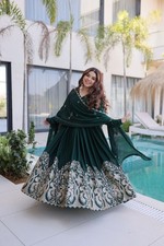 Reception Anarkali Gown Pakistani Indian Wedding Party Wear Dress Bollywood Gift