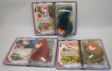 2000 McDonalds Teenie Beanie Babies Dinosaur Trio Complete Set of 3