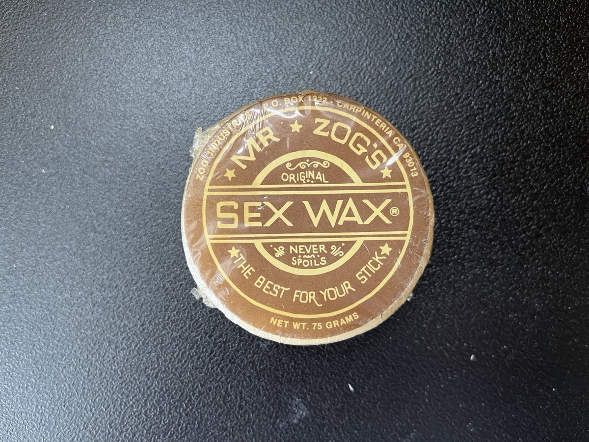 VINTAGE 80's Mr. Zog's Original SEX WAX Surfboard Wax, New, Sealed