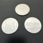 3 .999 Silver Coins, One 2003 1 oz Silver American Eagle & 2 APMEX Silver Coins