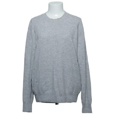 Massimo Dutti, Strickpullover, Größe: L, Grau, Kaschmir/Wolle, Einfarbig #gO3