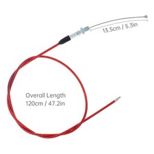 1pc 47" Stainless Steel Throttle Cable Fit for Most 50CC 70CC 90CC 110CC 125CC 