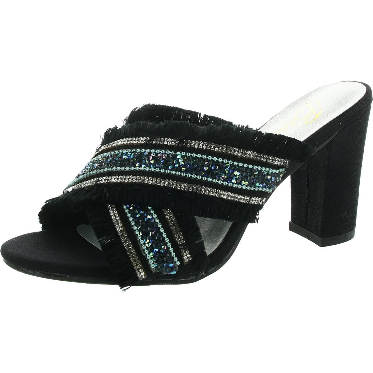Женские туфли Beacon Abigail черного цвета с украшением из трикотажа на каблуке 8,5 см (B,M) BHFO 1725