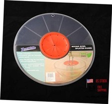 12" Mixing Bowl Splatter Guard BPA Free - Fits Most Hand  Electric Mixers - Red