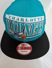 Charlotte Hornets Embroidred New Era 9Fifty Snapback NBA Hardwood Hat Cap
