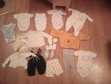 Baby Paket Jungen Gr. 56 Body's, 1 Strampler,Mütze,Strümpfe,Latz