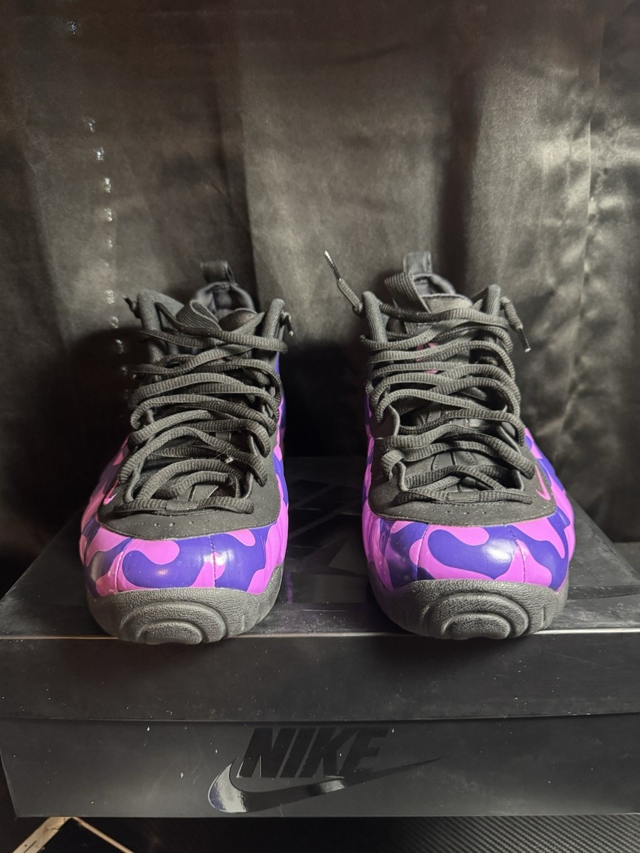 air foamposite pro purple camo