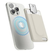 Key Magnetic Wallet Card Holder 2-Cards Compatible with MagSafe for Stone