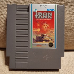 Iron Tank The Invasion Of Normandy Nintendo NES Game 1988 With Sleeve Untested