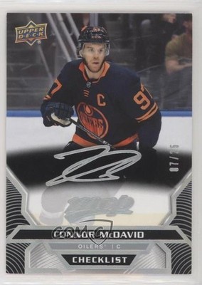 2020-21 Upper Deck MVP High Series Super Script 7/25 Connor McDavid #250 c6q