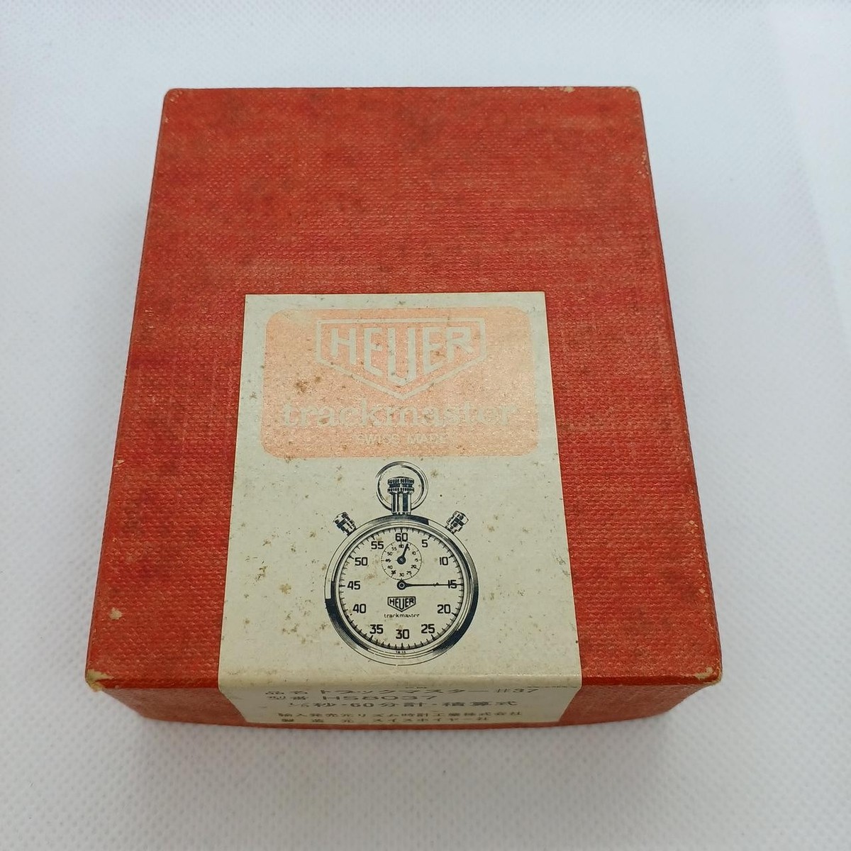 HEUER trackmaster ストップウォッチHS8037 Heuer Trackmaster HS8037 Stopwatch Tokyo Clock Vintage Model