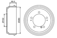 Tambour de frein Renault MASTER