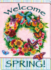 Bead Embroidery Kit "Spring came" Stitching Handmade Beadwork