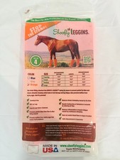 Shoofly Horse Leggins Fly-Bite Protection Breathable Mesh Orange Set of 4 Large