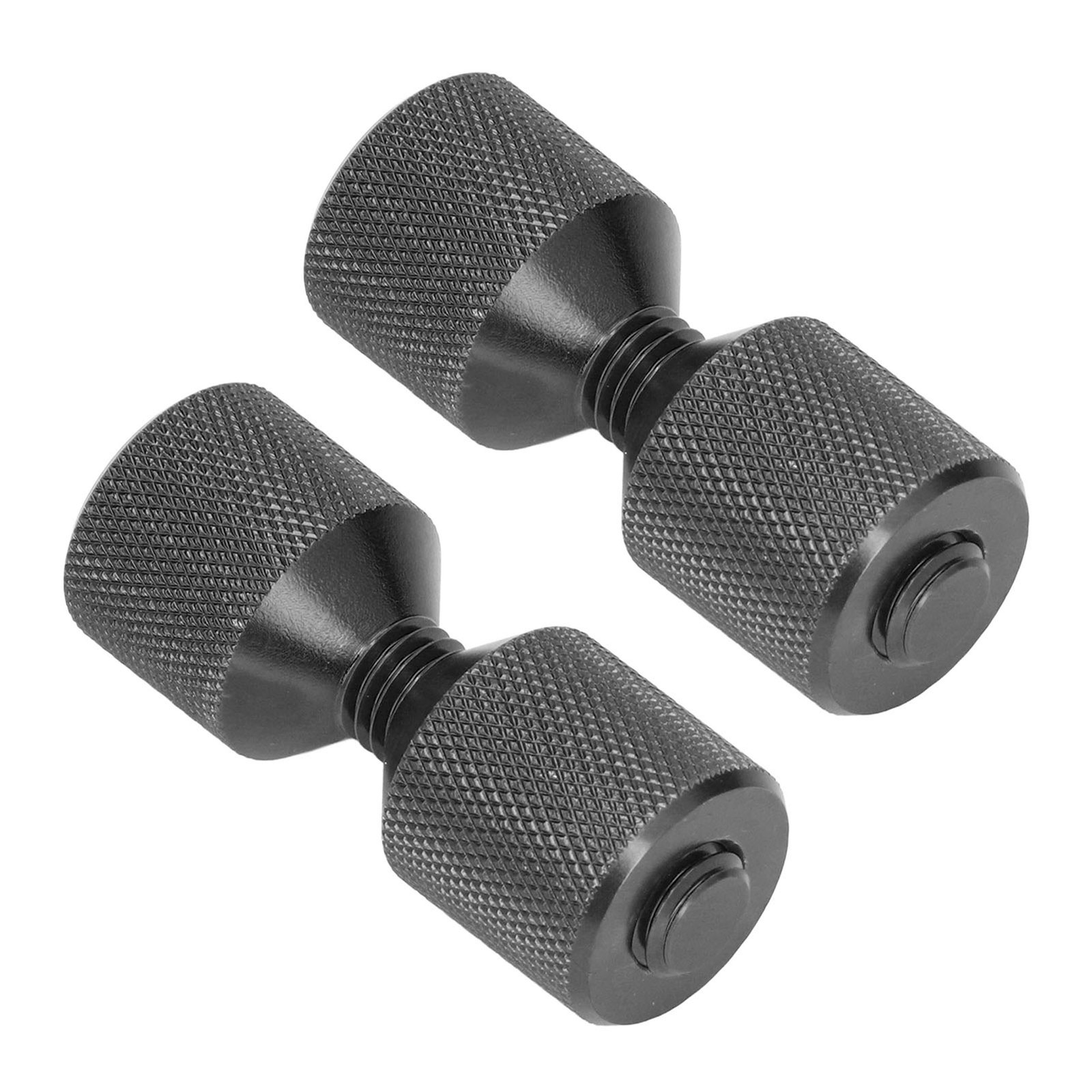 2pcs Flange Alignment Pin Anodize Aluminium 1‑1/8in Flange Double Hole Pins Set