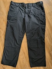 5.11 Tactical Apex Pants Men's Size 44X30 Black Cargo Straight 