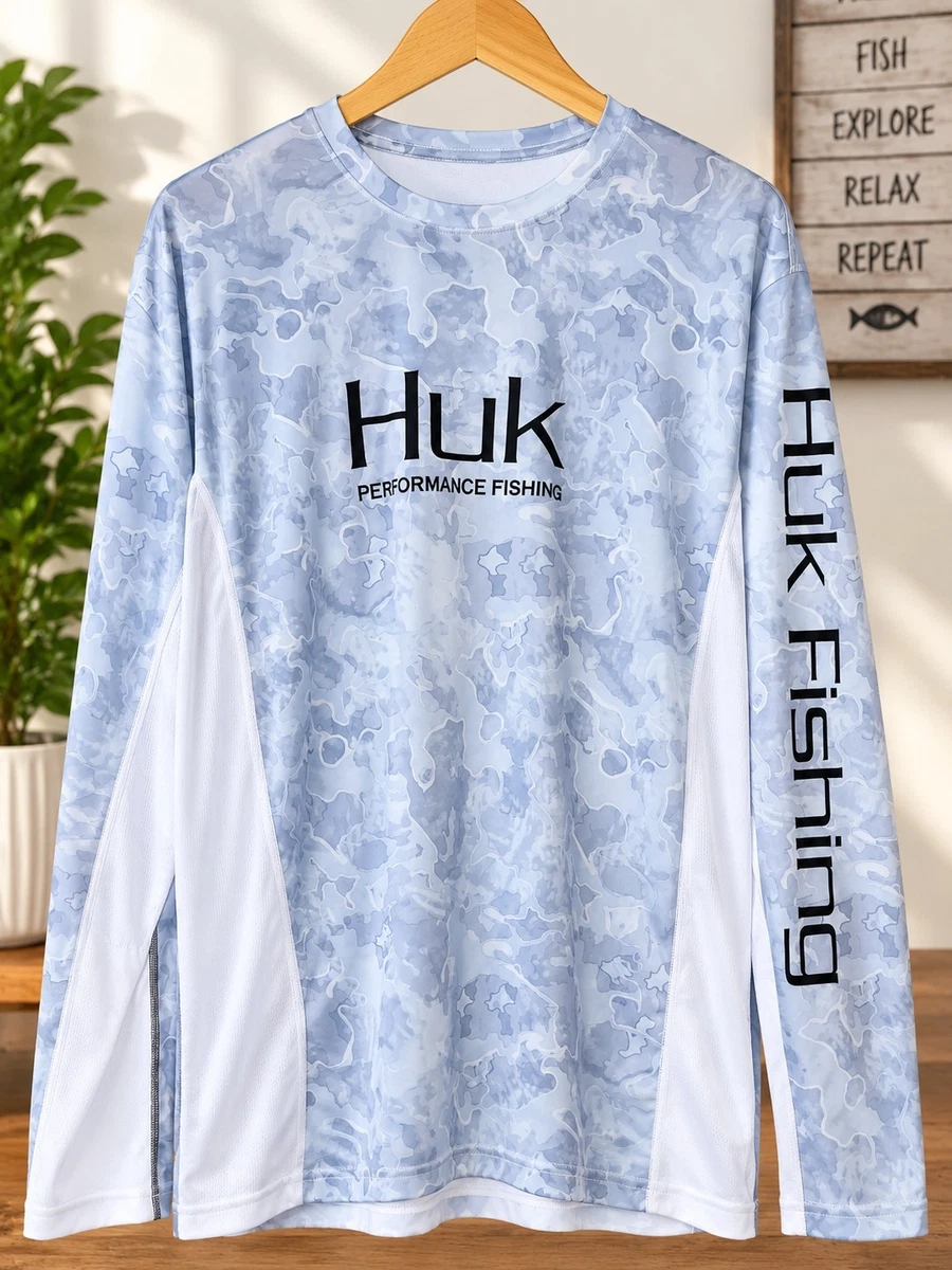 Huk Blue Fishing Shirts & Tops for sale | eBay