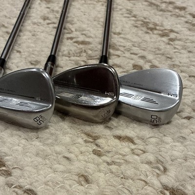 Titleist Vokey SM9 Wedge Set 50/54/58 RH Steel Wedge Flex 8 Bounce