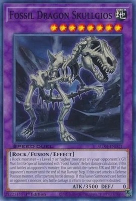 Yugioh! Fossil Dragon Skullgios - SGX4-END21 - Common - 1st Edition Near Mint, E
