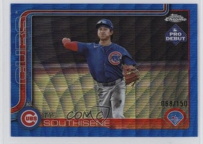 2025 Topps Pro Debut Chrome Blue Wave Refractor /150 Ty Southisene #PDC-165 kf4
