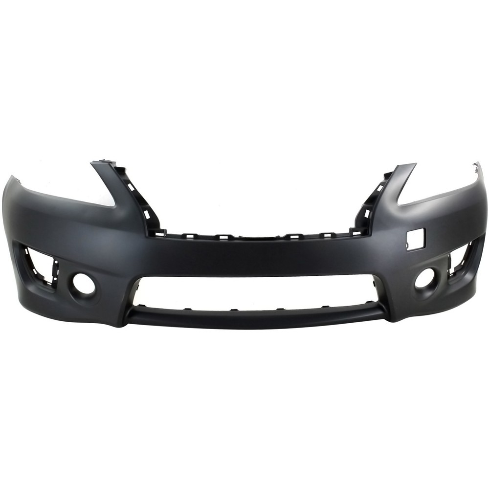 2013-2014 Nissan Sentra Front Bumper Cover Primed with Fog Light Holes