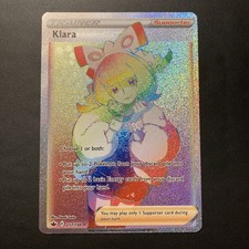 Pokemon Card Klara 217/198 Secret Rainbow Rare Chilling Reign Near Mint on eBay