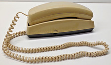 Cortelco Telephone 8150 Trendline Off white Vintage Color fading from a Sticker