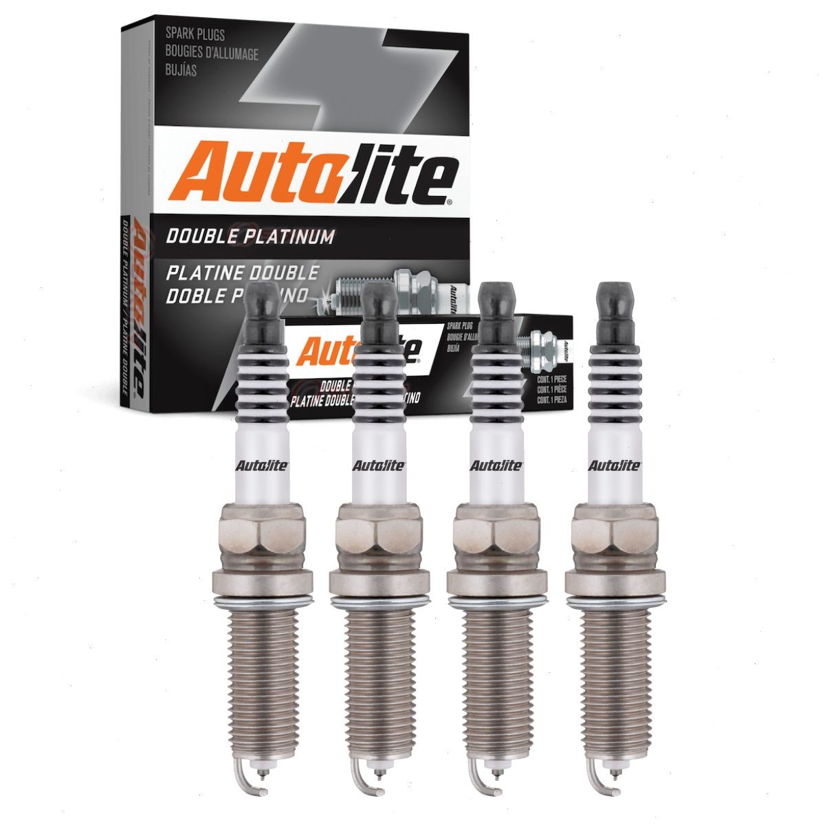 4 pc Autolite Double Platinum Spark Plugs for 2011-2014 Hyundai Sonata 2.4L wl