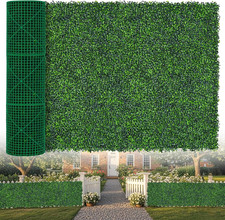 Artificial Boxwood Roll,48X120 In 40 Sqft Uv-Anti Faux Ivy Grass Wall