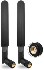 WiFi 6E Antenna Tri-Band 6GHz 5GHz 2.4GHz Omnidirectional RP-SMA Male black