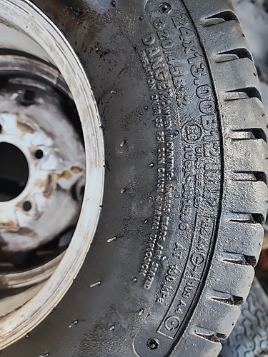 (Z26 OR Z27) Toro Workman HD REAR TIRE & RIM 24x13.00-12 ; 07369 - Bild 4 von 11