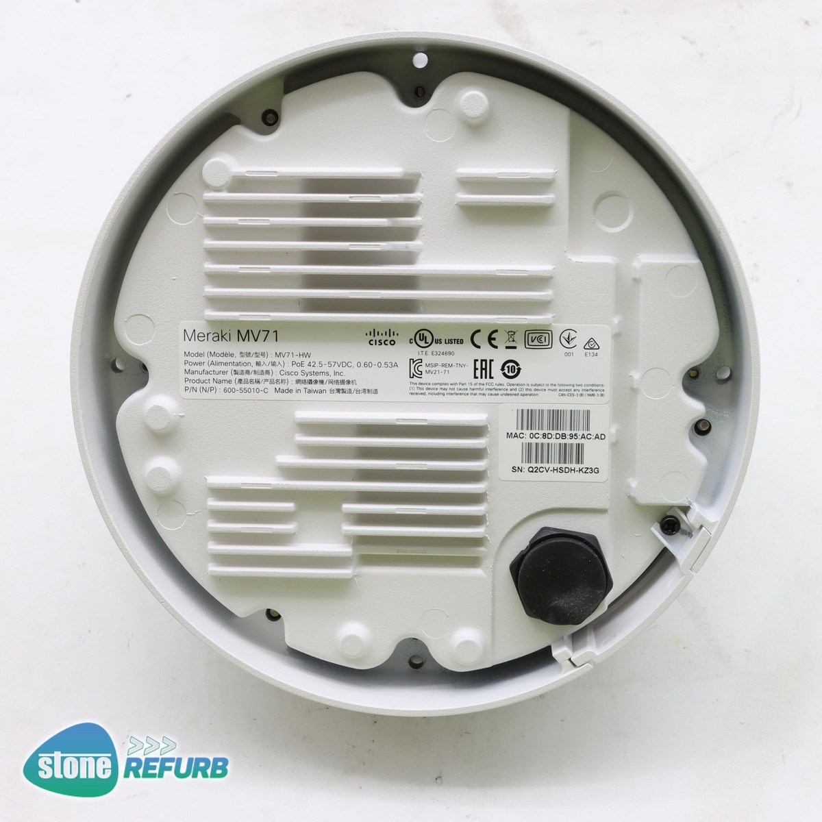 Cisco Meraki MV71-HW CCTV HD Camera 128GB SSD (LICENSE NOT