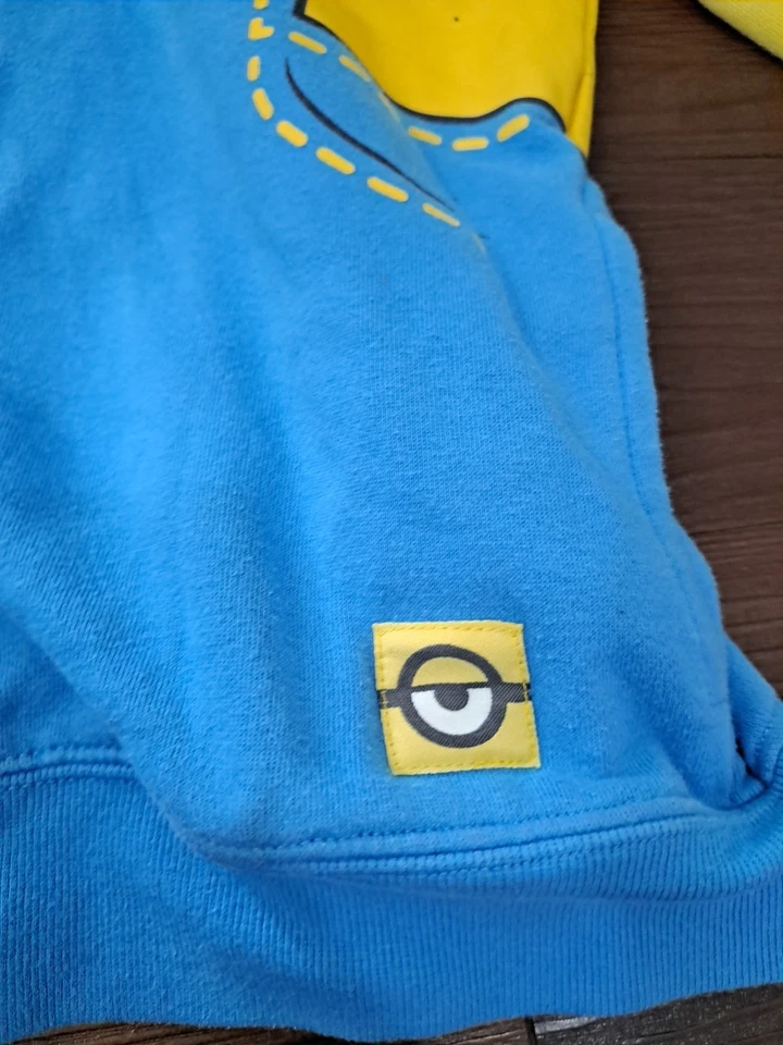Sudadera con capucha y cremallera Despicable Me Minions para niños talla XL mangas largas Foto 2 de 4