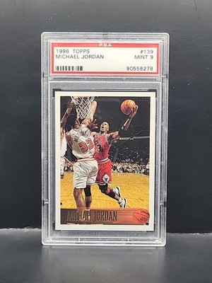 1996 Topps - Michael Jordan #139 Bulls PSA 9 Mint | eBay