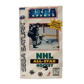 Sega Sports NHL All-Star Hockey Sega Saturn Game with booklet VINTAGE 1998