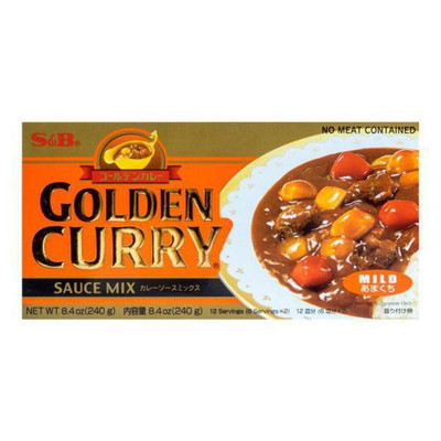 Golden Curry Sauce Mix Mild 7.8 Ounce Japanese Spice Block for Stew Cooking