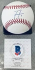 FREDDIE FREEMAN WITH #5 LICENSED BECKETT AUTHENTICATED SIGNED MANFRED BASEBALL