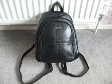 ZAINO DONNA PELLE NERO ZAINO BORSA A TRACOLLA BORSA A MANO MARCA AR BUONE CONDIZIONI