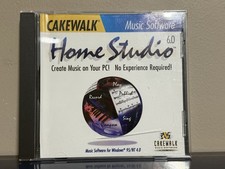 Cakewalk Home Studio 6.0 Windows 95 CDROM software musicale - vintage
