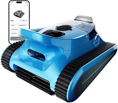 Seauto Cordless Pool Robot Cleaner App Support Wall Climbing, Sonar Navigation