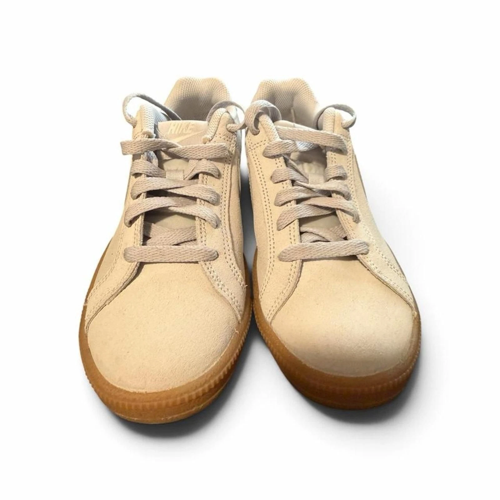 Nike Women's Cream and Tan Courts