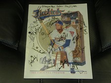 1989 ALBUQUERQUE DUKES SIGNED MINOR LEAGUE BASEBALL PROGRAM VS PHOENIX FIREBIRDS