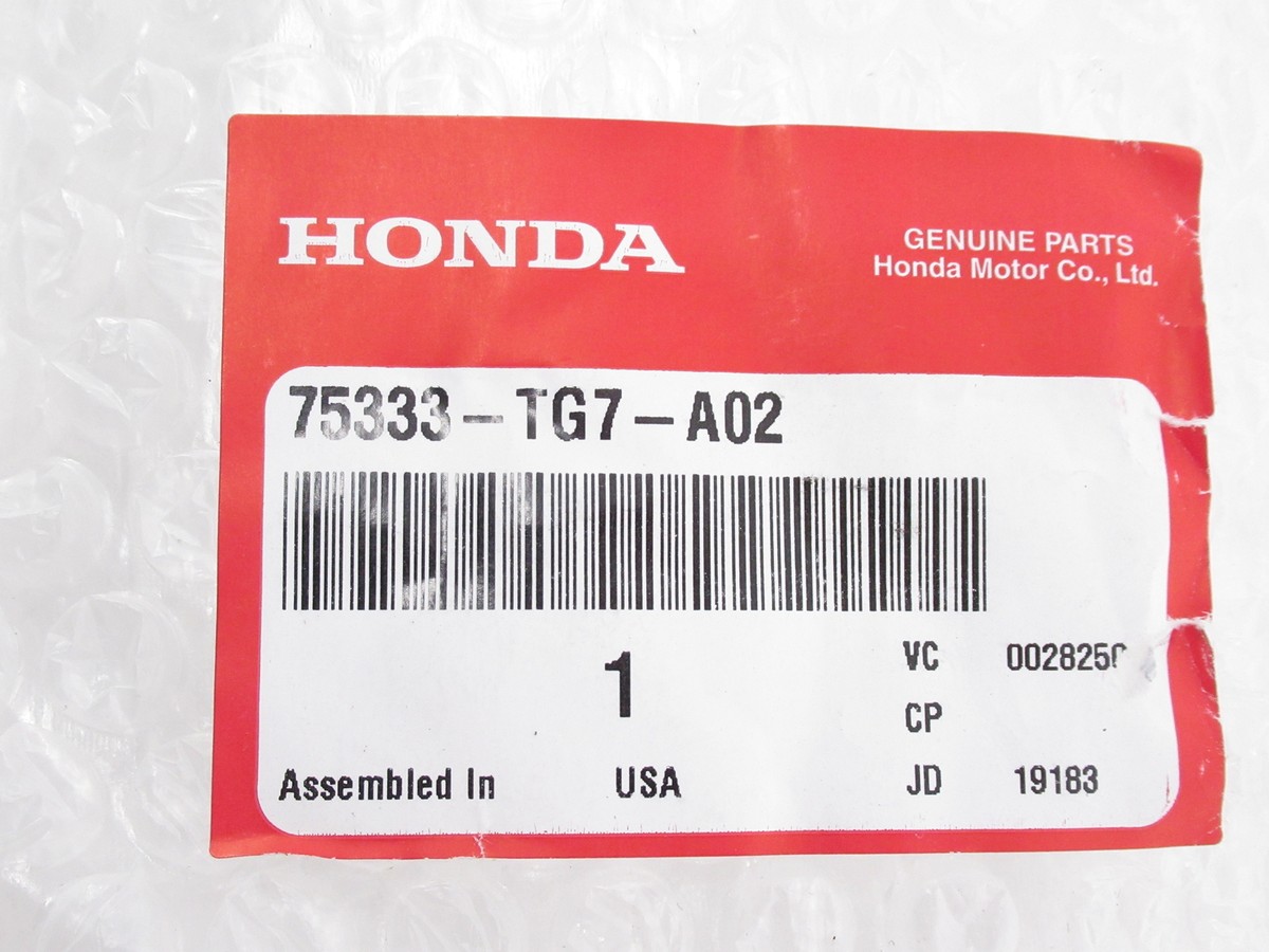 Genuine OEM Honda 75333-TG7-A02 Driver Rear Door Lower Garnish | eBay