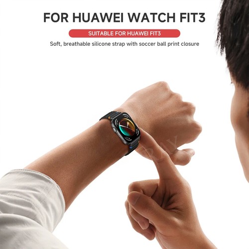 Replacement Silicone Sport Strap Band for Huawei Watch Fit 4/4 Pro/Fit 3/Fit 2 - Picture 5 of 45