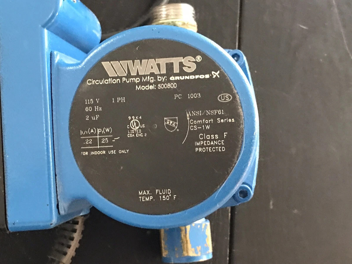 Watts Hot Water Recirculating System With BuiltIn Timer, 60 OFF