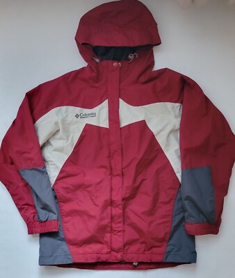 Columbia Jacket Vertex Waterproof Omni-Shield Interchange Core Shell Red  Women S